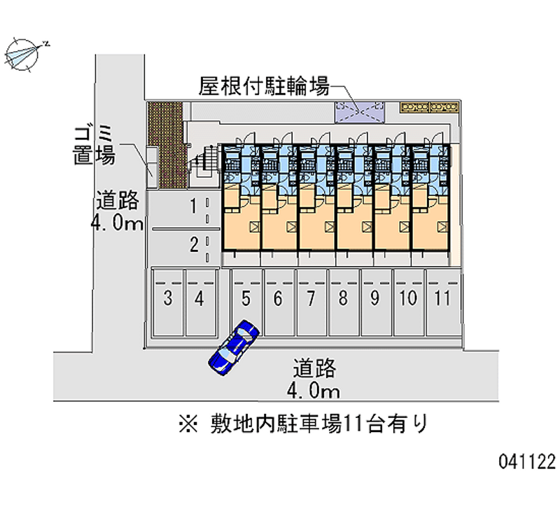 41122 Monthly parking lot