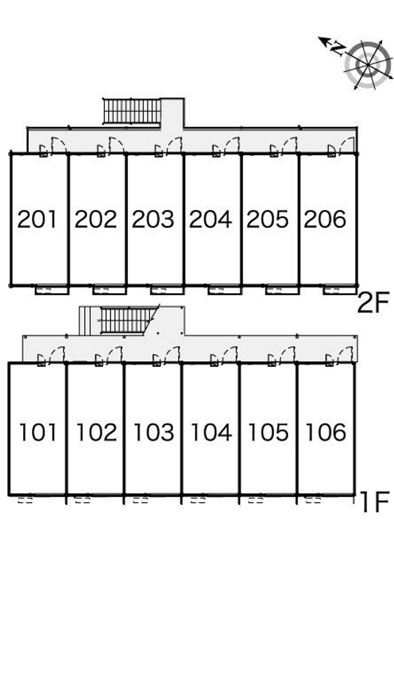 レオパレス宮崎 間取り配置図
