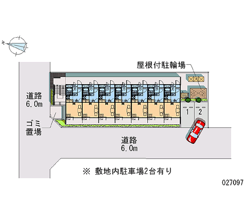 レオパレスＴＡＫＡＫＵＲＡ 区画図