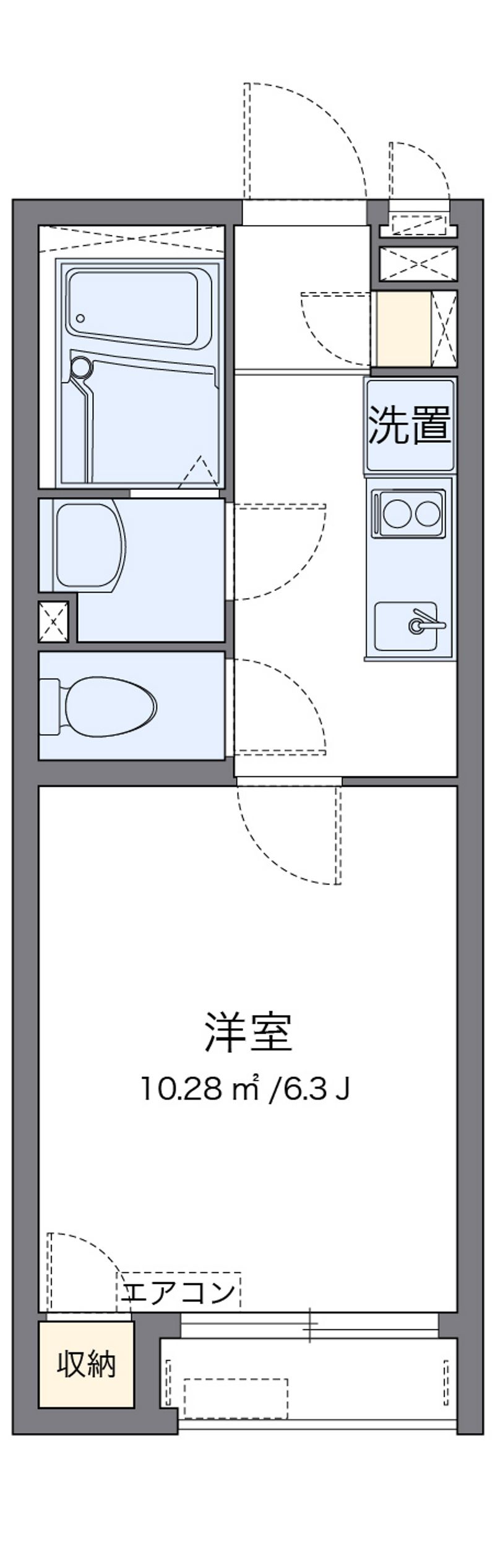 クレイノメゾン　ドゥ　シェル 間取図
