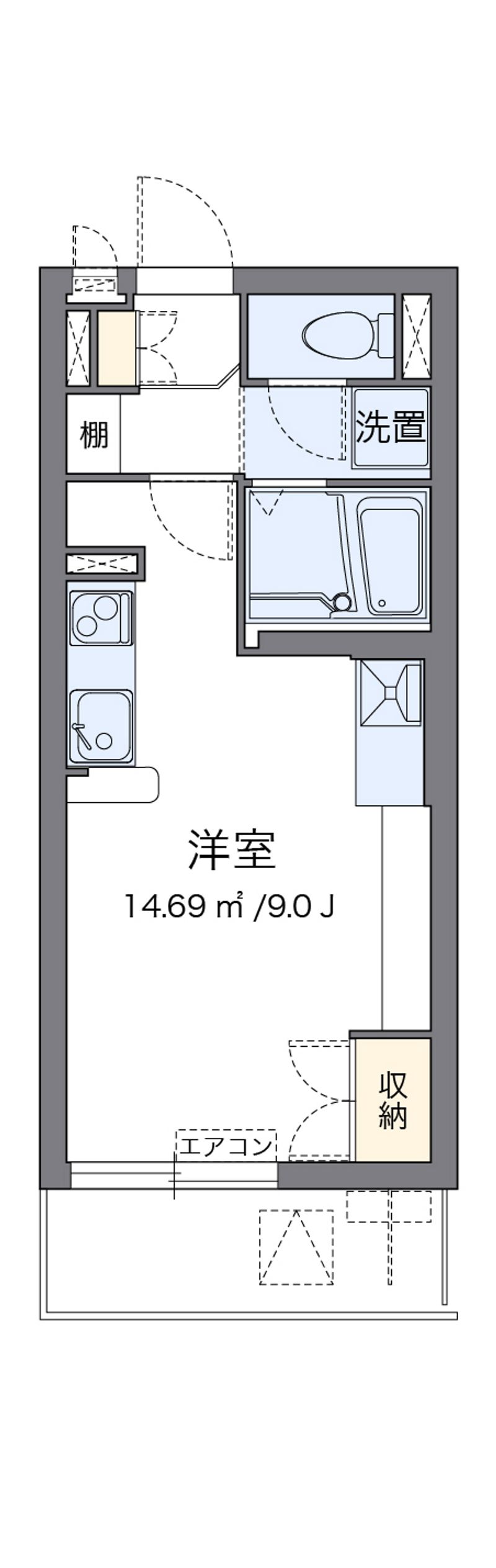ミランダパークヒルズ妙蓮寺 間取図