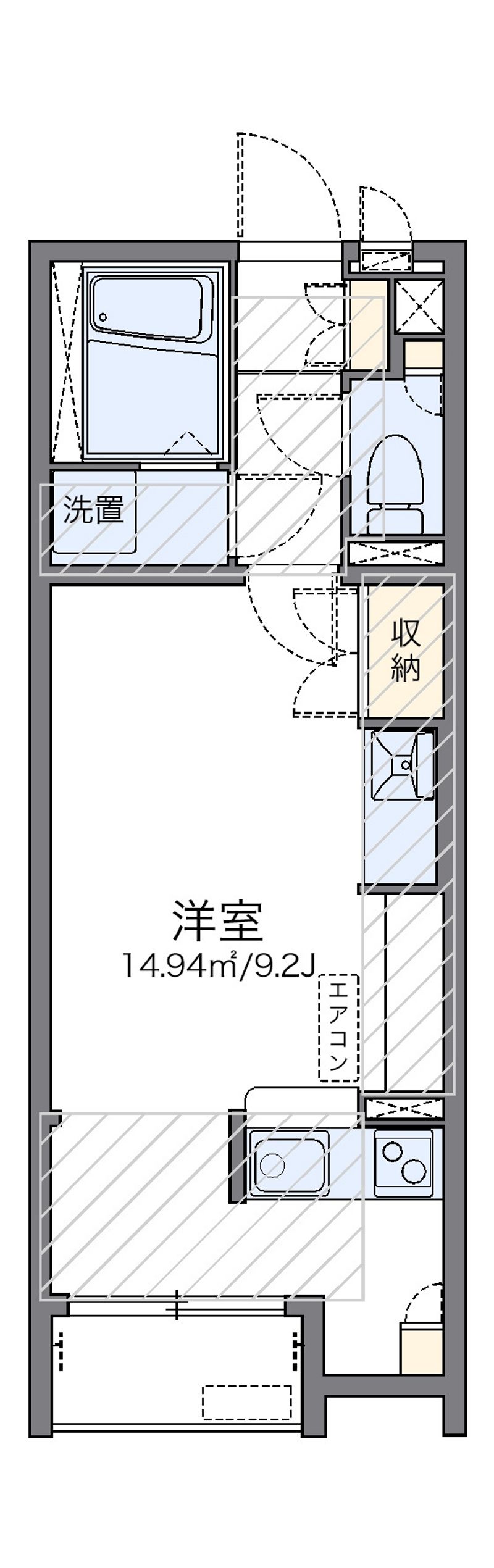 レオネクストテルビューレン 間取図
