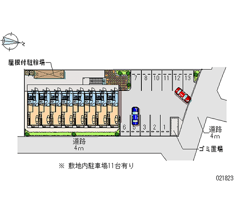 21823月租停車場