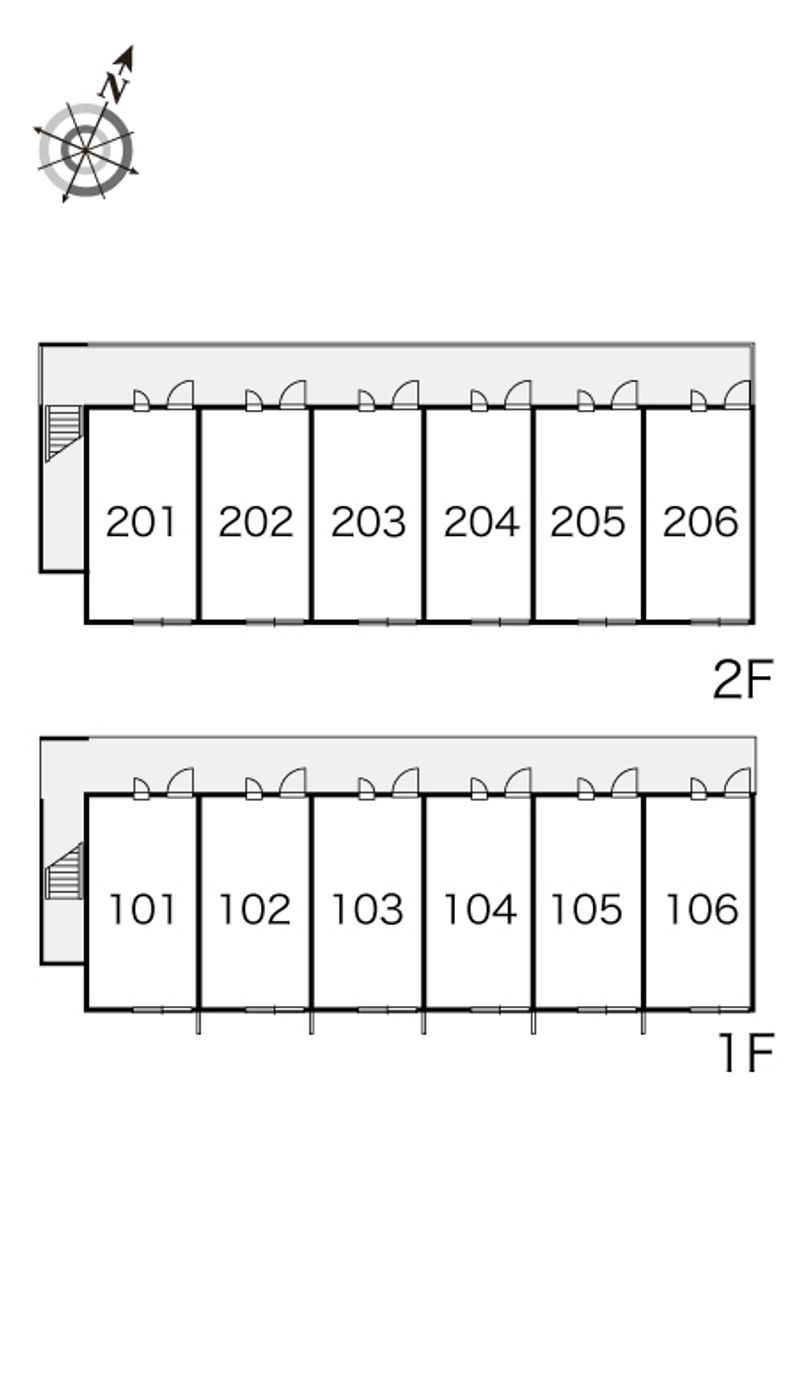 レオパレスＲＥＮ 間取配置図