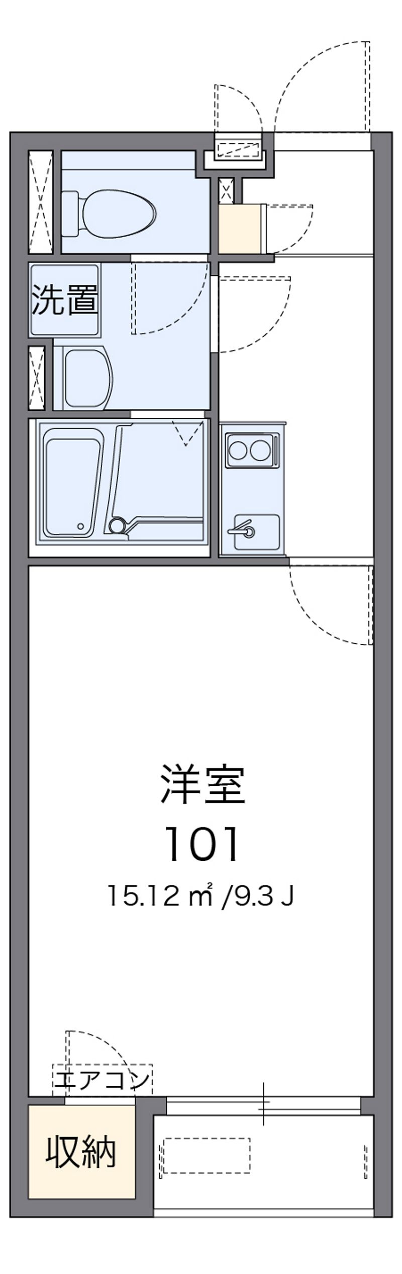 レオネクストカンフォーラ 間取図