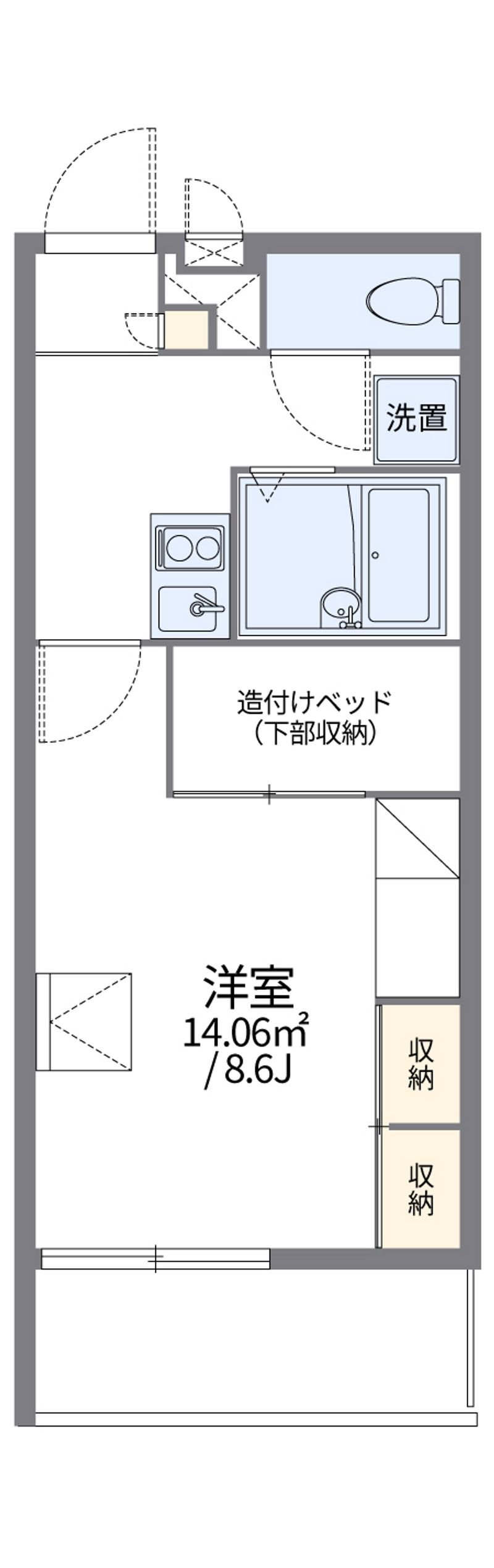 レオパレスｒｅｊｏｉｃｅ 間取図
