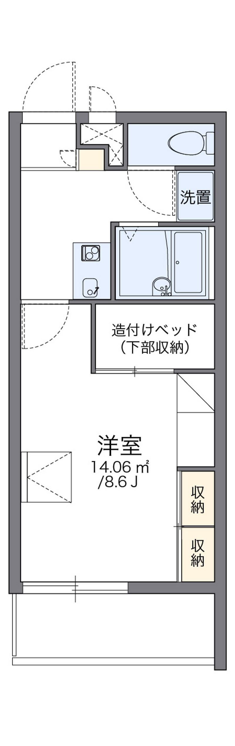 レオパレスウィンⅡ 間取図