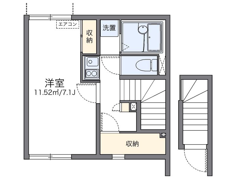 レオネクスト鴨田 間取図