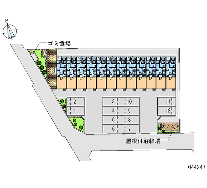 44247 Monthly parking lot