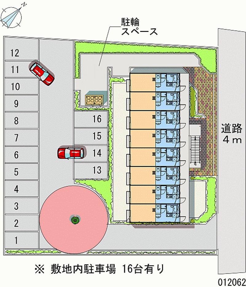 レオパレスプレミール 月極駐車場