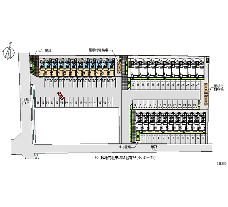 38600 bãi đậu xe hàng tháng