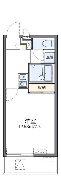 レオパレス妙音通 間取り図