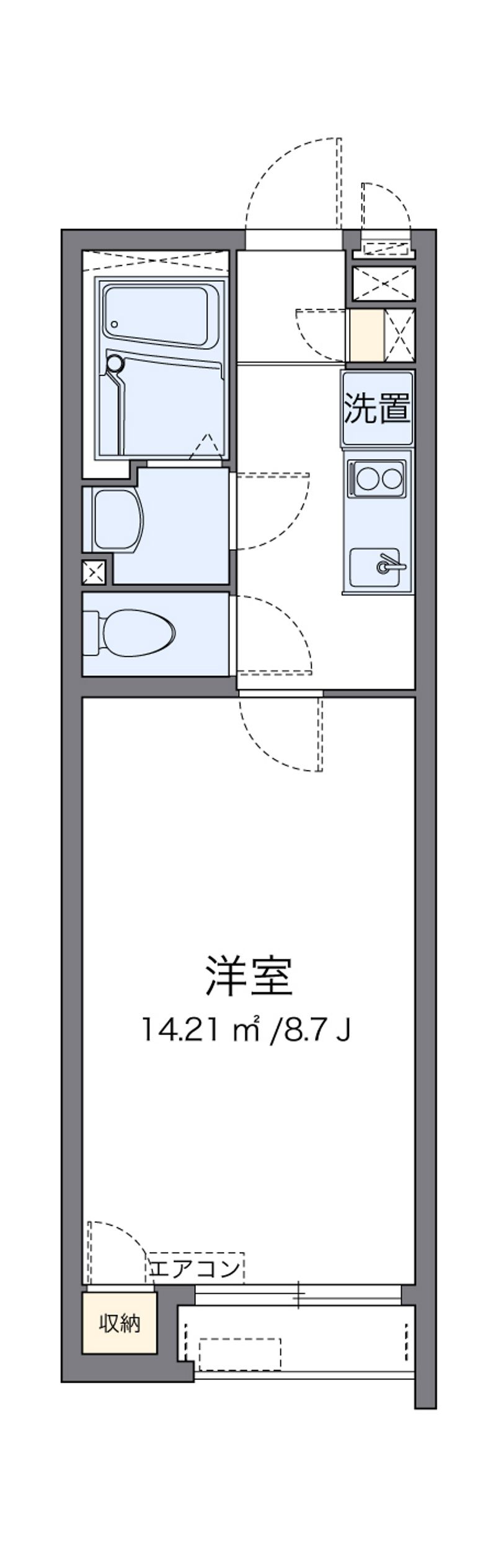 クレイノウィル大和 間取り
