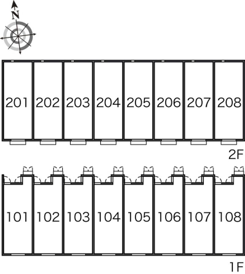 レオネクストエストロワールドゥ 間取配置図
