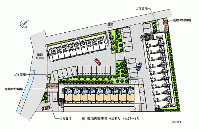 レオネクストフロレゾンＡ 区画図