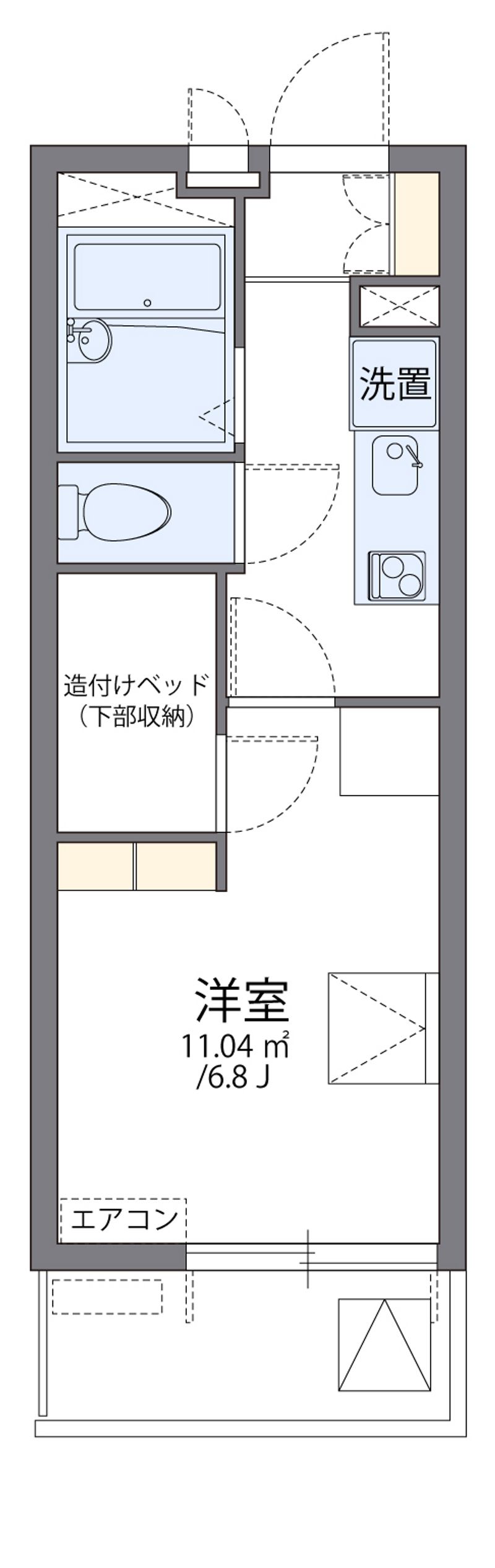 レオパレスＥ　サクセス 間取り