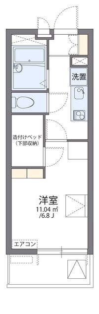 レオパレスＥ　サクセス 間取り図