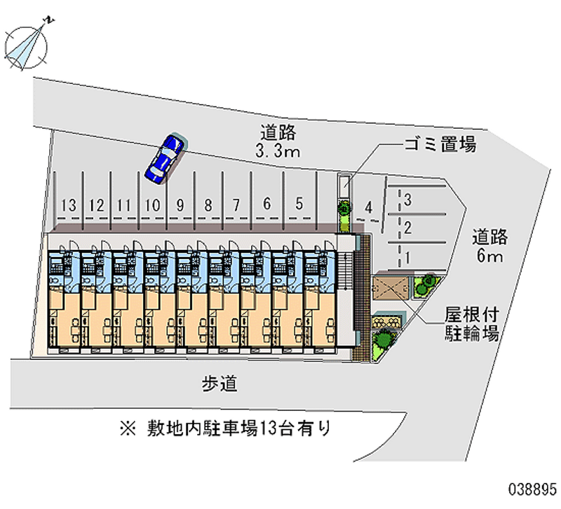 38895 Monthly parking lot