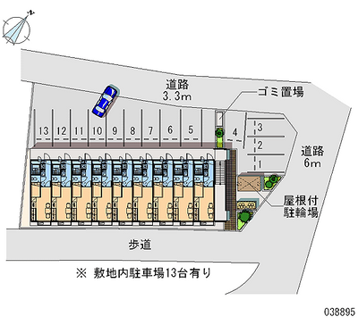 38895 Monthly parking lot