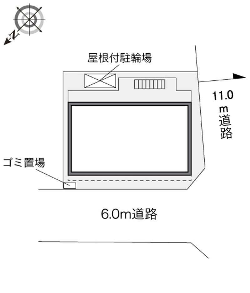 レオパレスやたみ 配置図