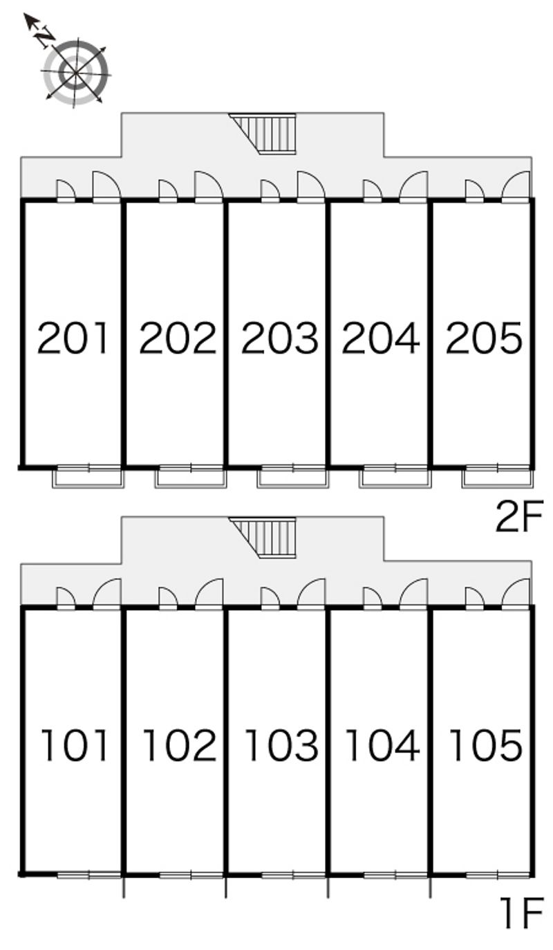 レオパレスＳＵＮＰＡＴＨ寺尾 間取配置図