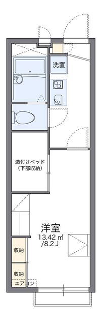 レオパレスミナミ 間取り図