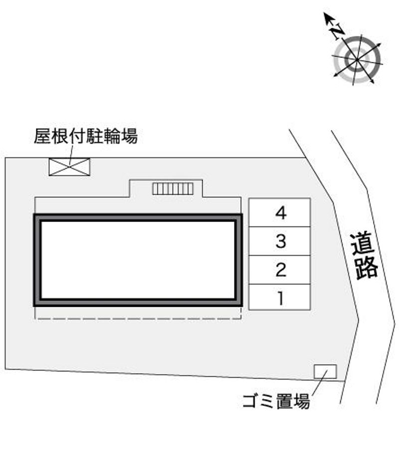 レオパレスエスペランサ稲毛 配置図