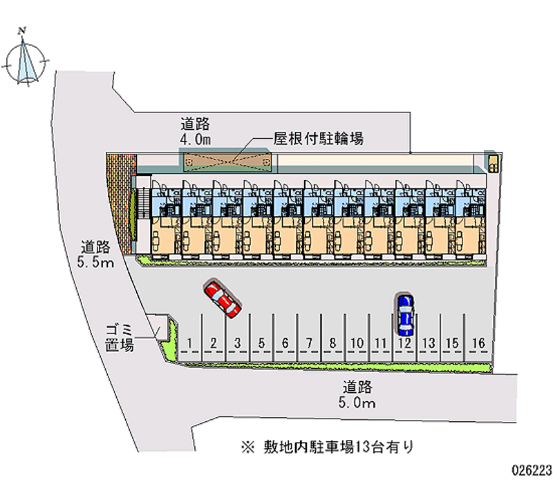 26223 Monthly parking lot