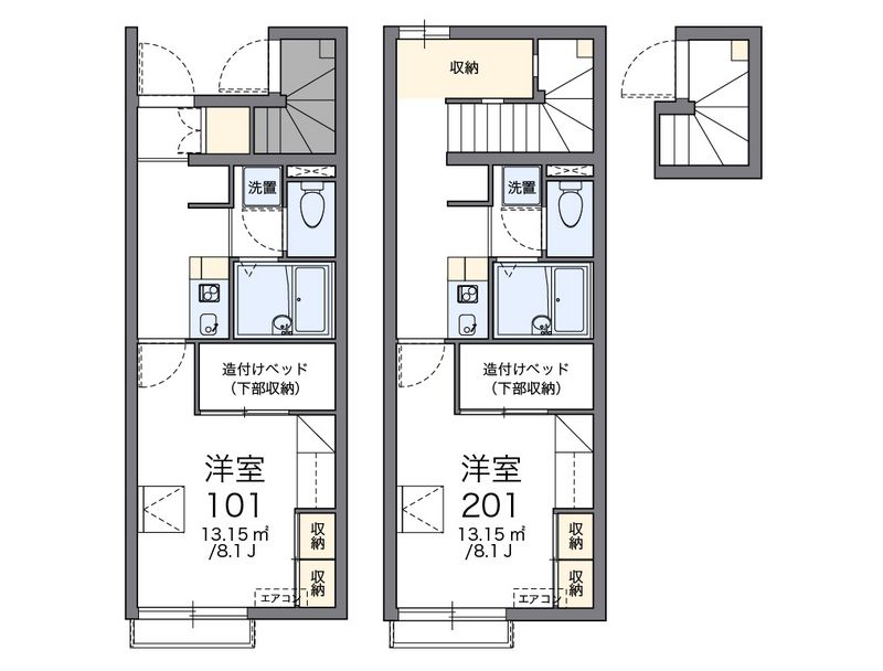レオパレスＳＳタナカニシ 間取図