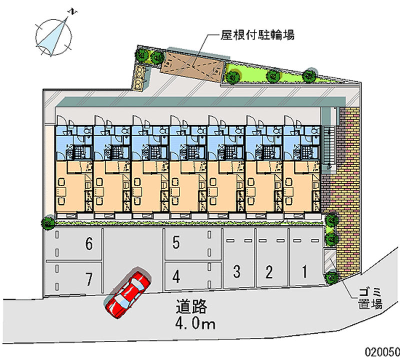 20050月租停車場