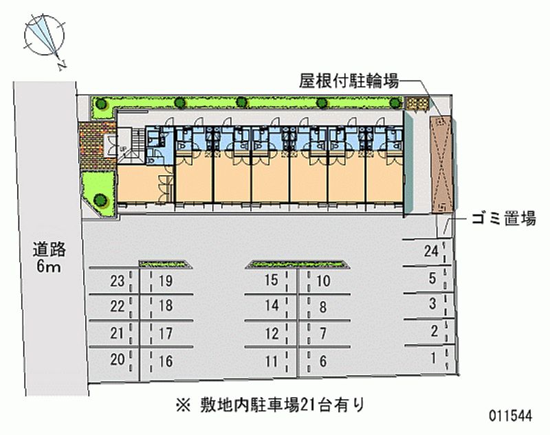 11544 Monthly parking lot