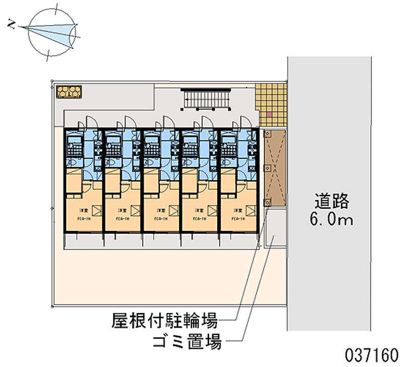 レオパレス村上 区画図