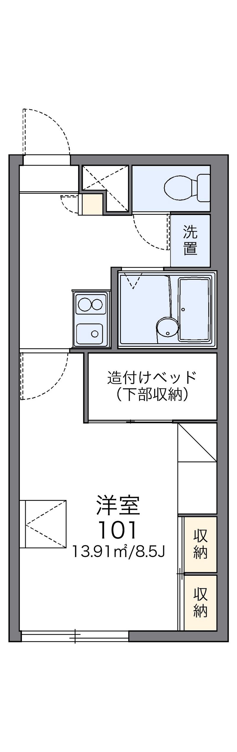 レオパレスａｙｅ．Ⅱ 間取図