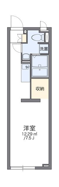 レオパレスアルク笹原Ⅱ 間取り図