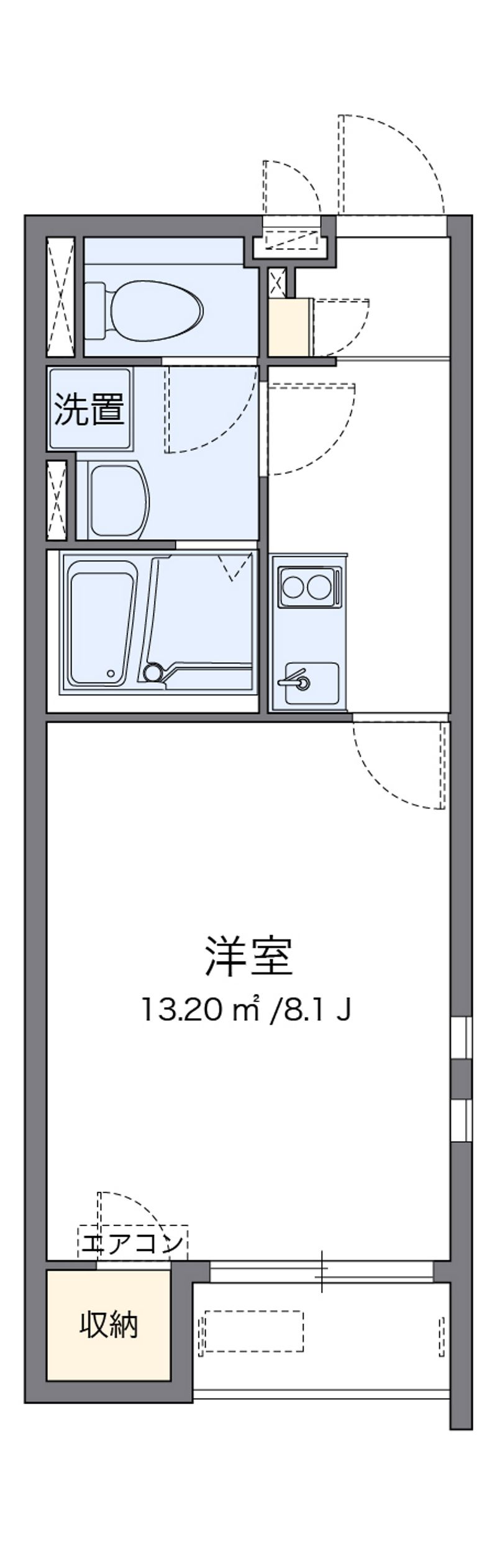 クレイノグリー柳沼 間取図