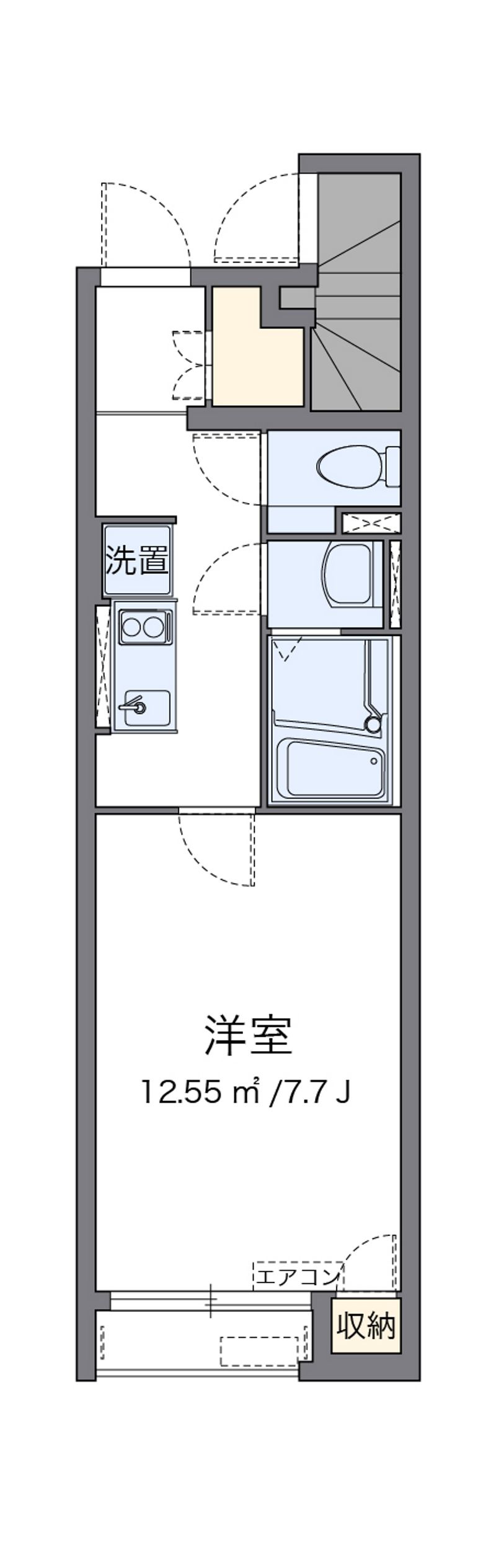 クレイノＭＩＺＵＮＯⅡ 間取図