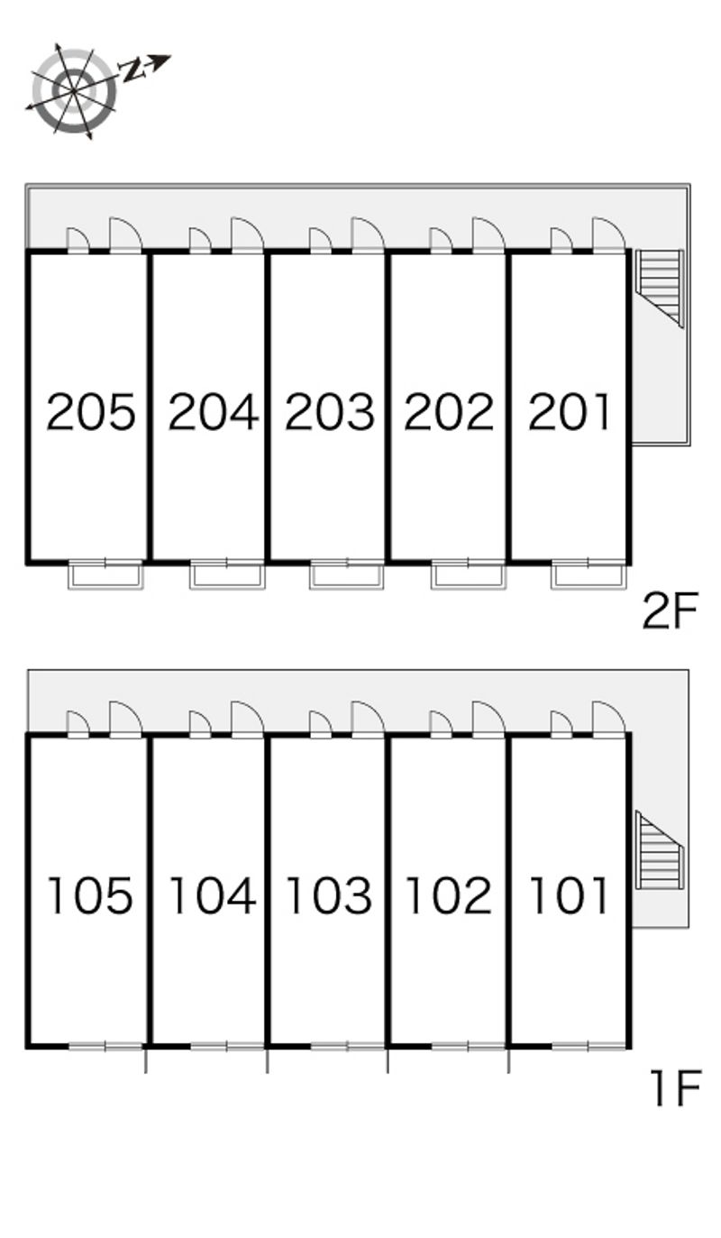レオパレスヴィラージュ 間取配置図