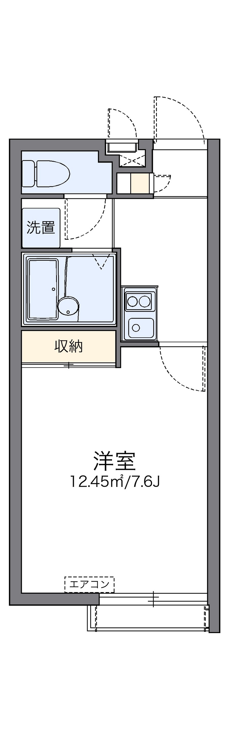 レオパレス小那覇 間取り