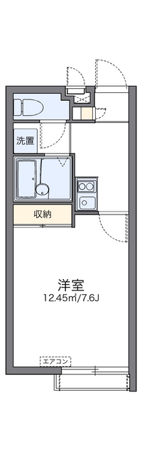 レオパレス小那覇 間取り図