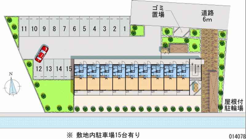 レオパレス栄 月極駐車場