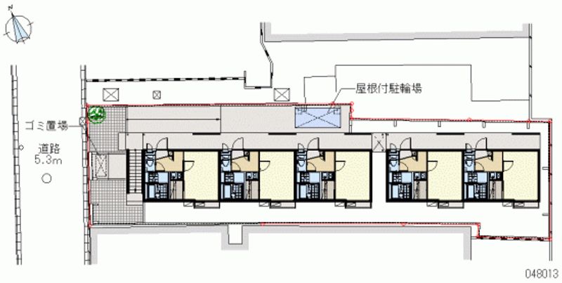 レオパレスバンブー雅 区画図