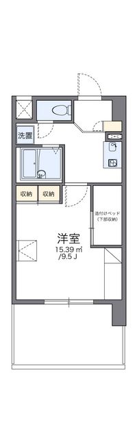 レオパレスＲＥＺＯＮ中百舌鳥 間取り図