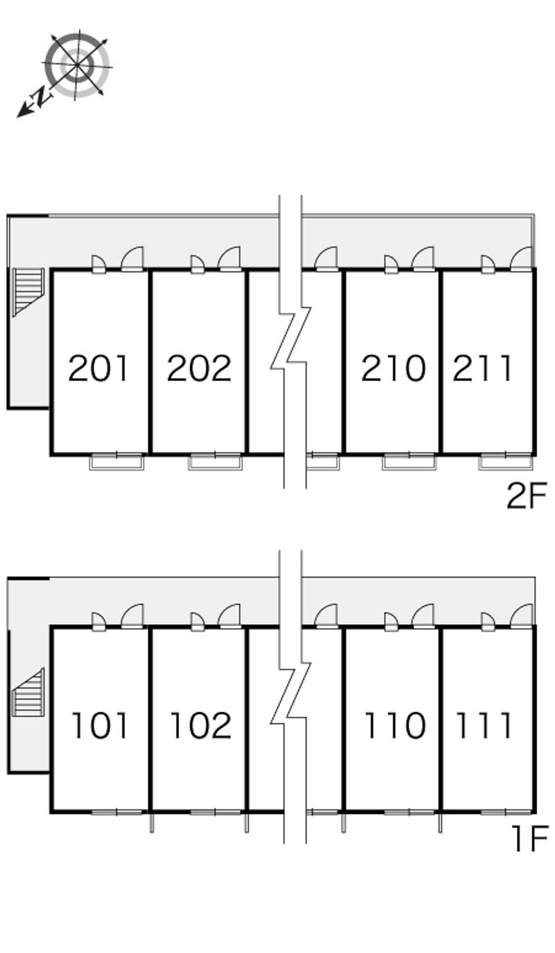 レオパレスＲ＆Ｊ 間取配置図
