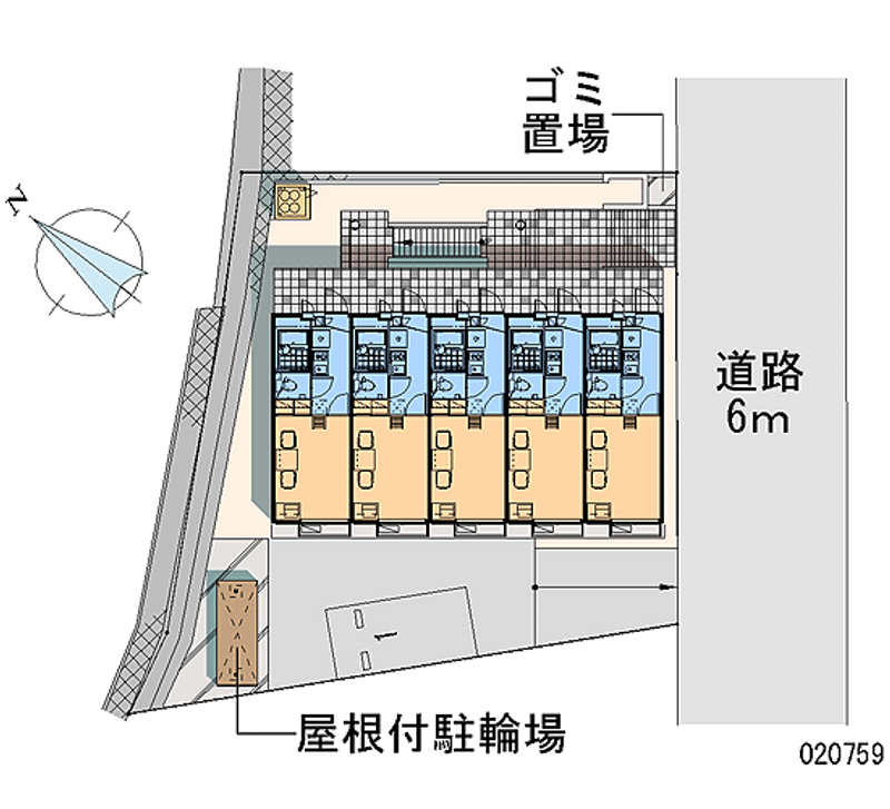 レオパレスＡＴＯＭ 区画図