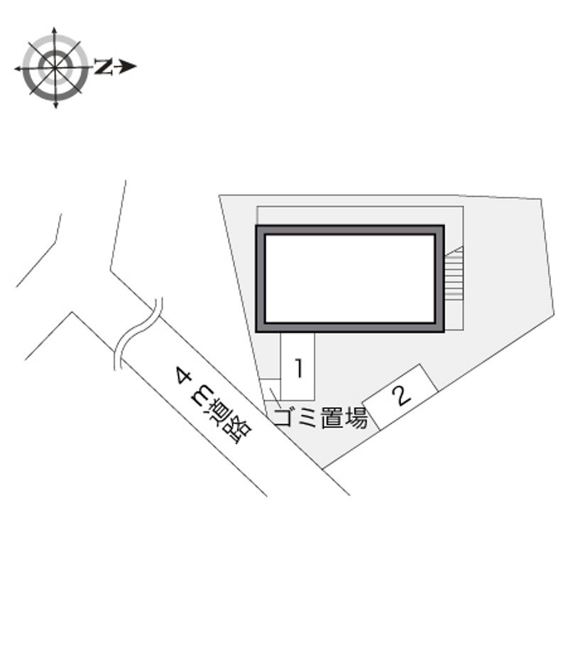 レオパレスプレーリー 配置図