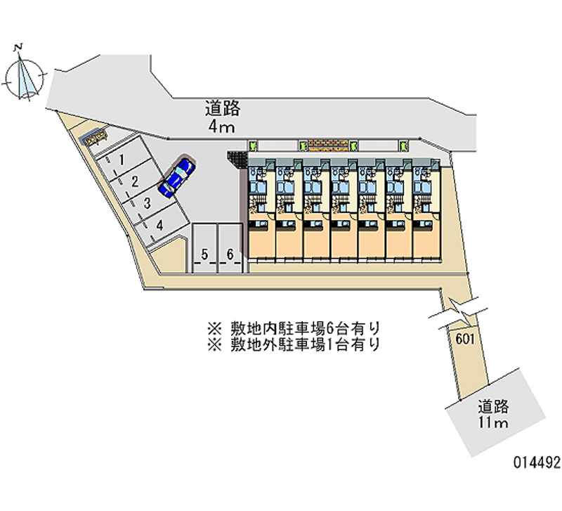 レオパレス白金 月極駐車場