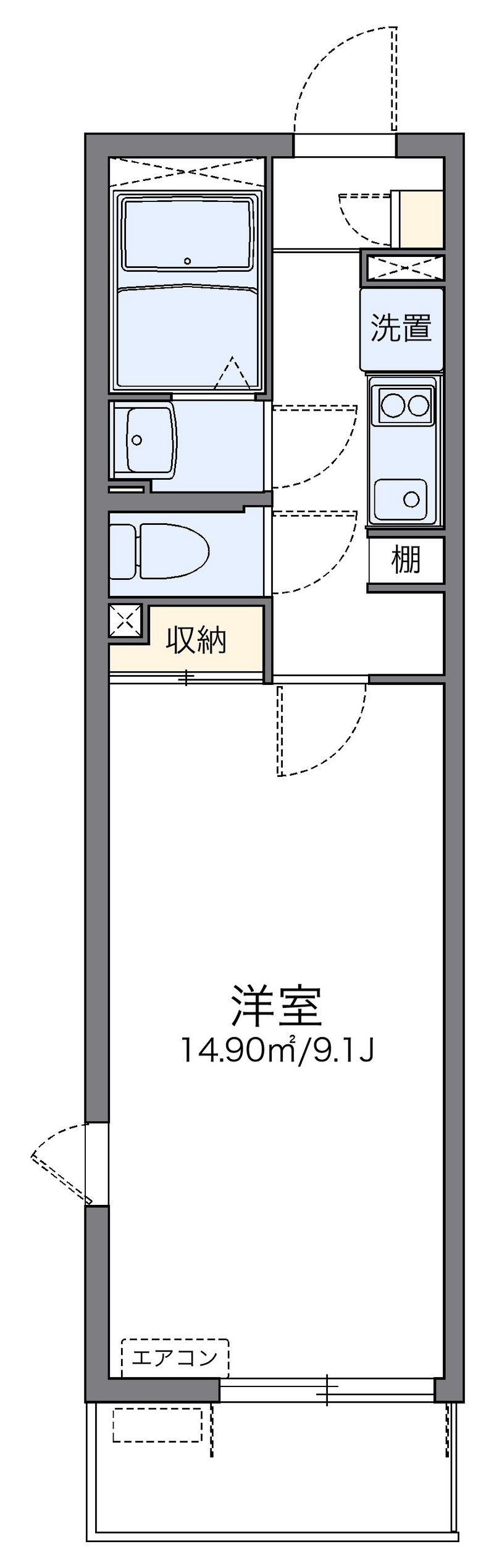 レオネクストトキワ 間取図