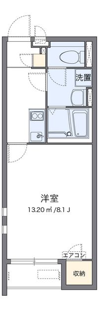 クレイノＡＺＵＭＡ 間取り図