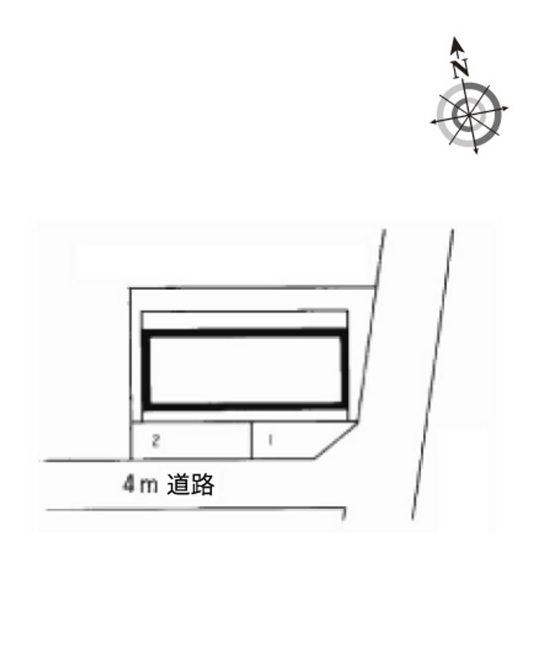 レオパレス北浦 配置図