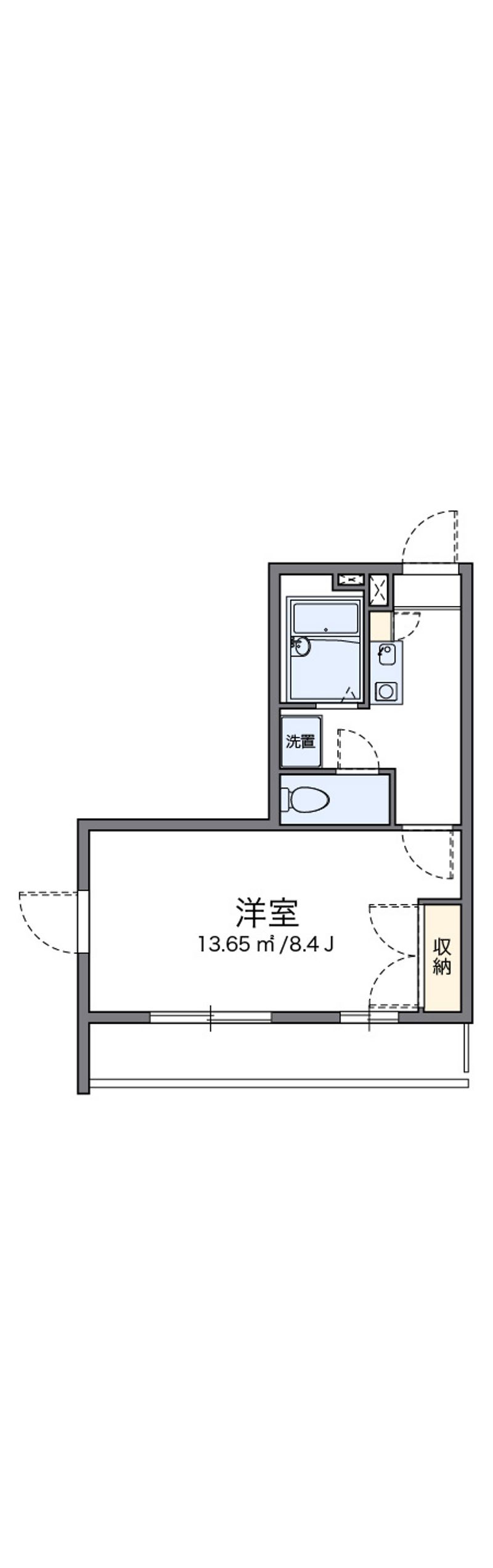 レオパレス枚方堂山 間取図